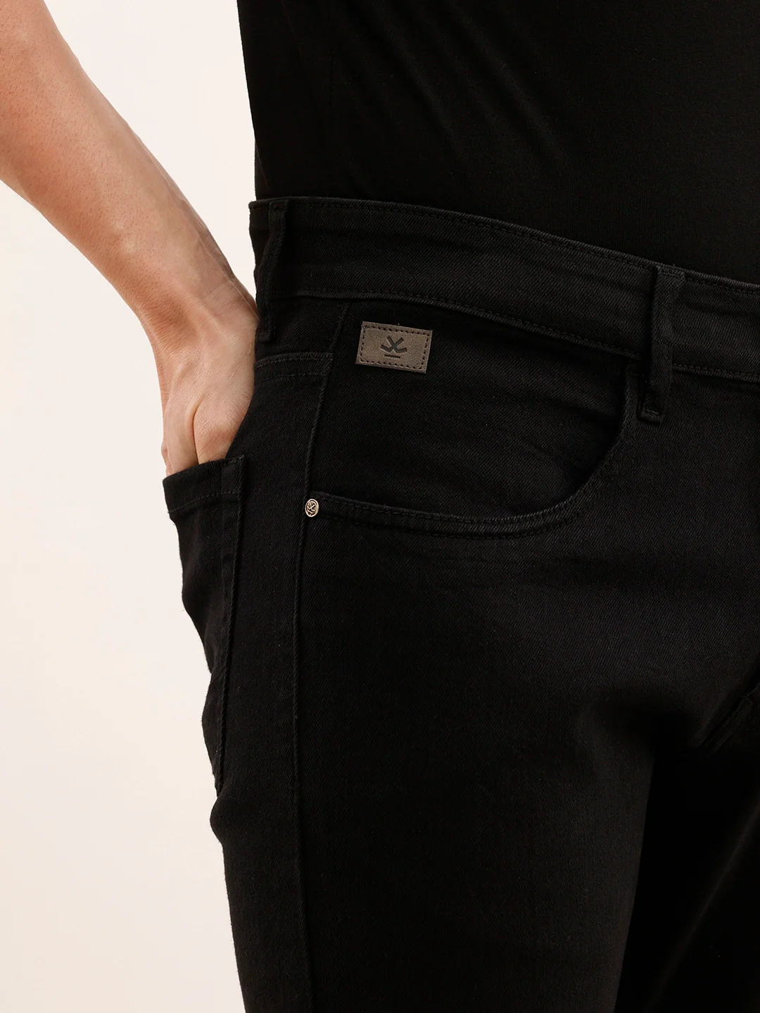 Slim Fit Jet Black Jeans | Black - Image 5