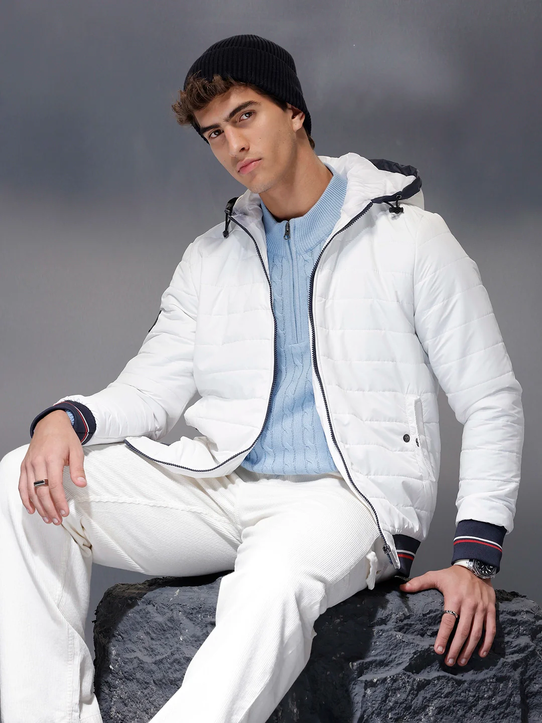 Snow White Urban Puffer Jacket | White