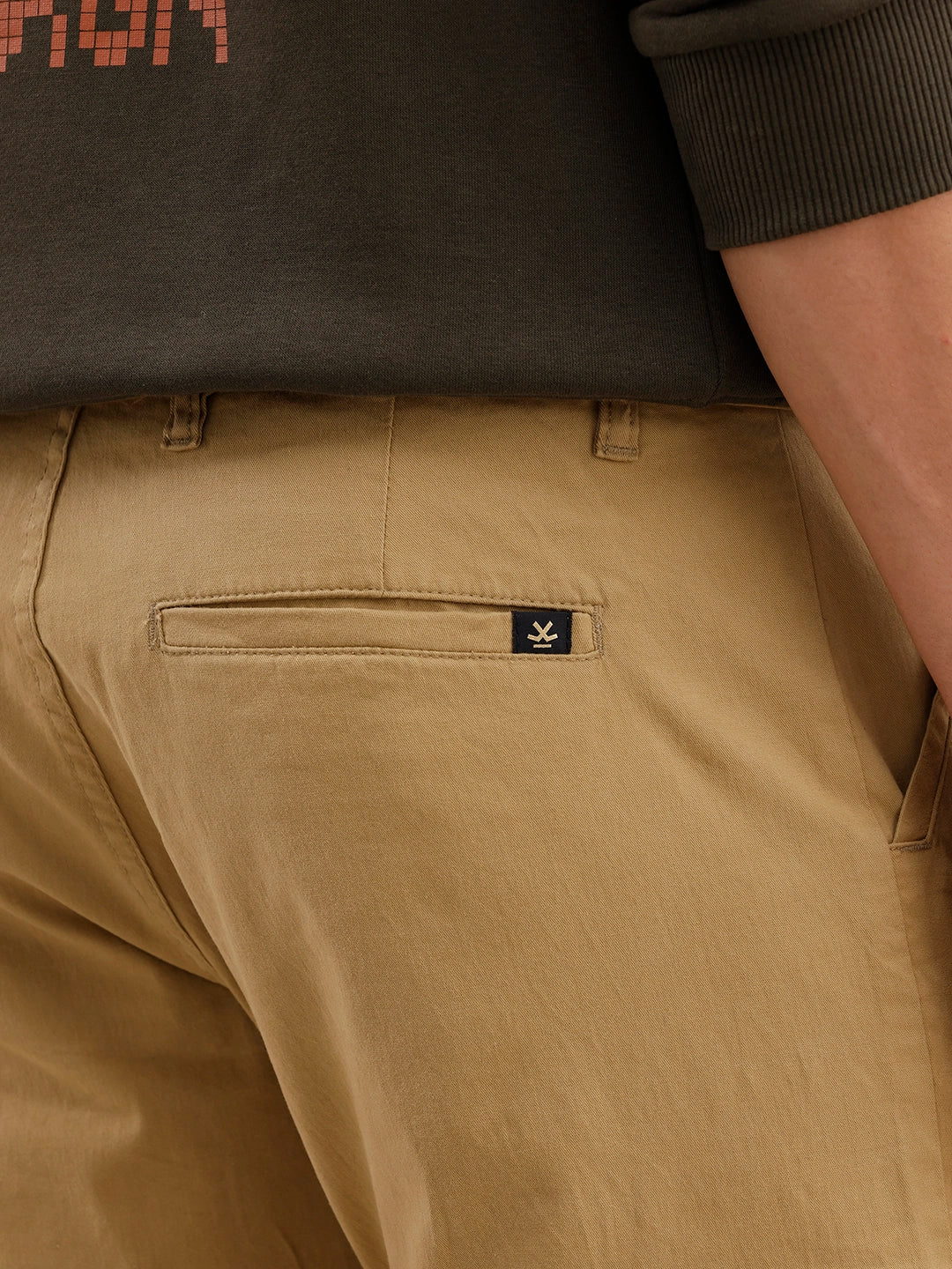 Straight Fit Cargo Trouser | Khaki - Image 6
