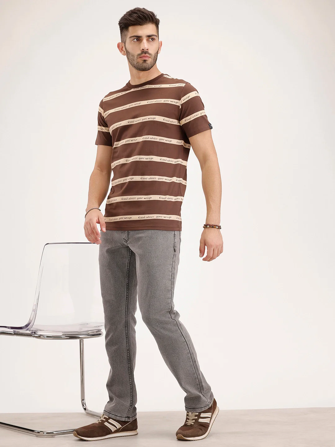Straight Fit Denim Jeans | Grey - Image 2