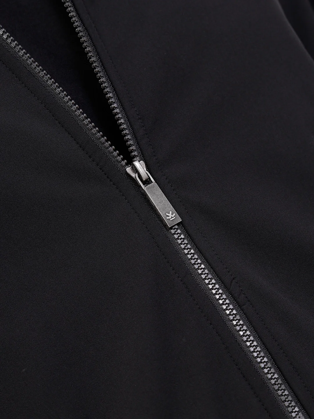 Striped Rib Slim Fit Bomber Jacket | Black - Image 5