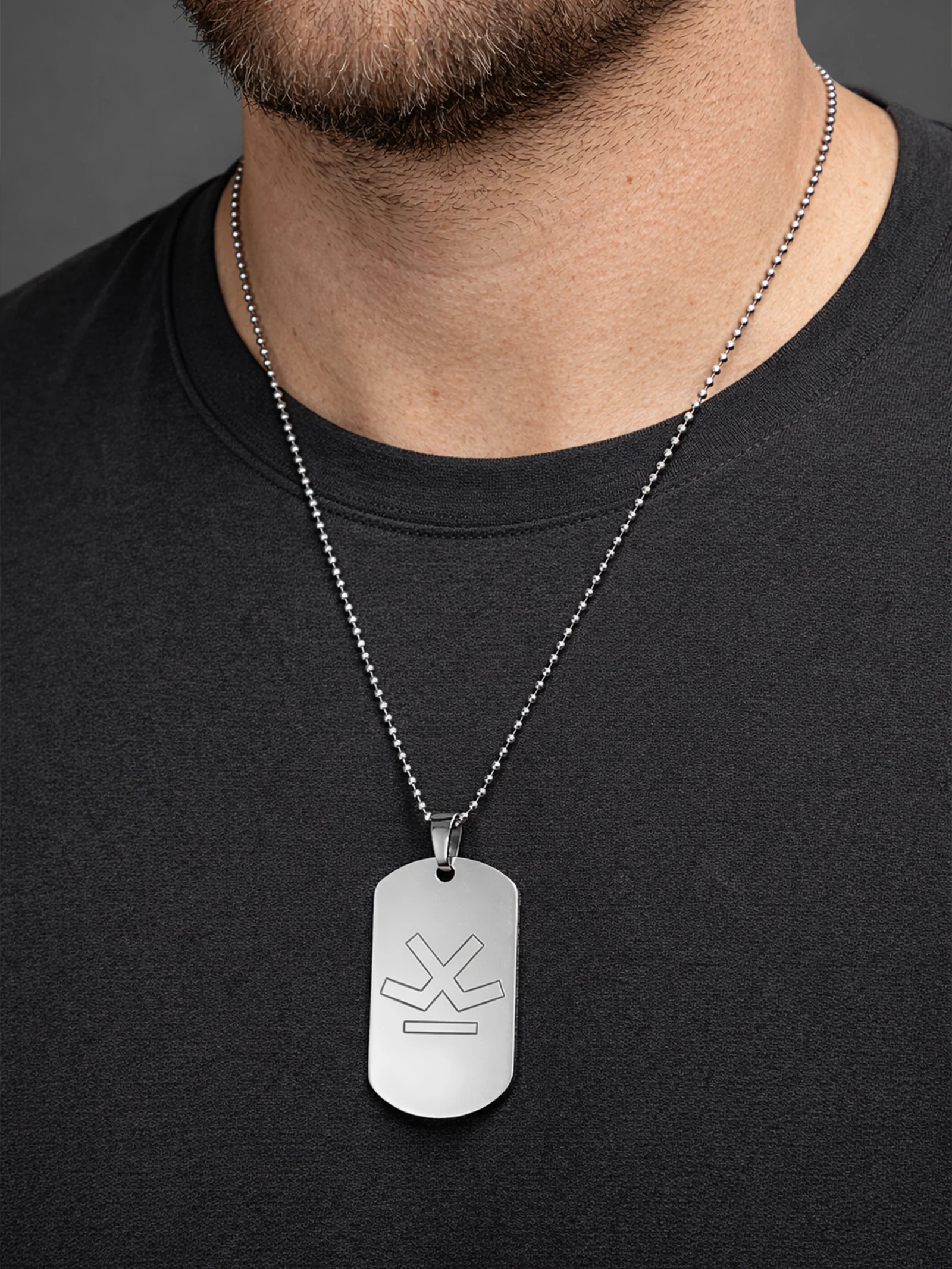 WROGN Signature Steel Dog Tag
